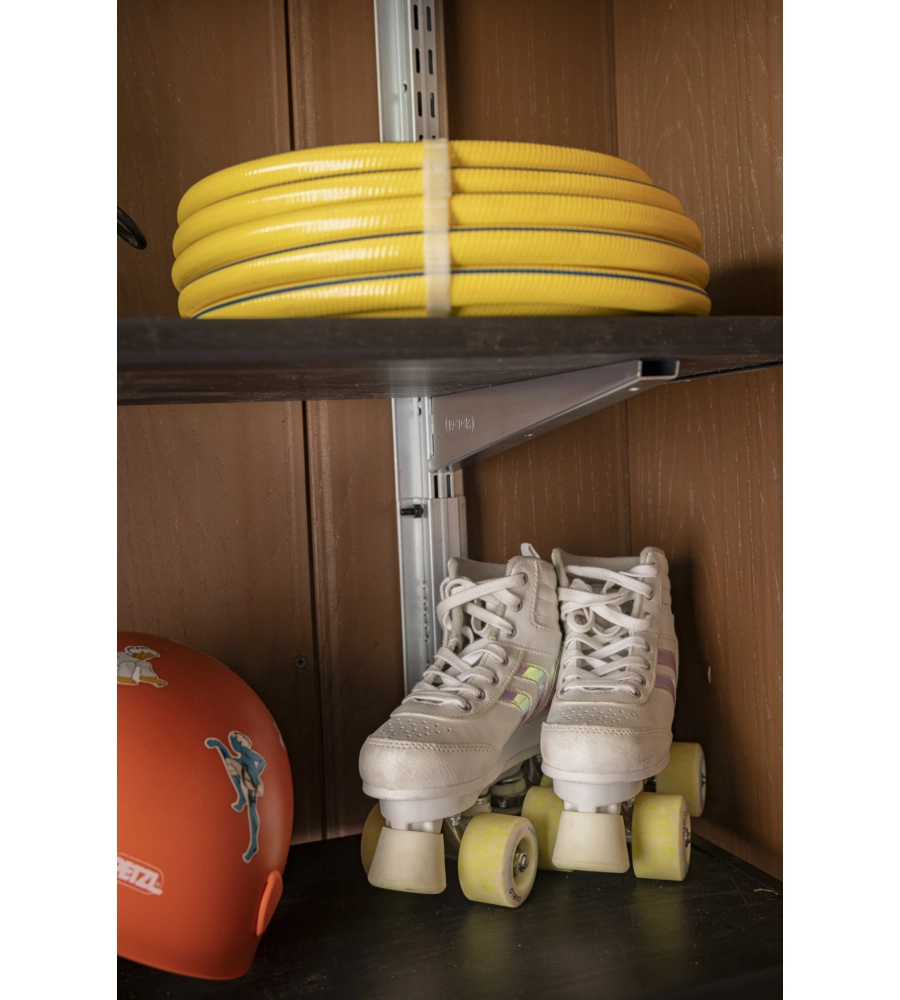 Kit scaffalatura per casette keter "shelving kit 100" in metallo 97x30 cm